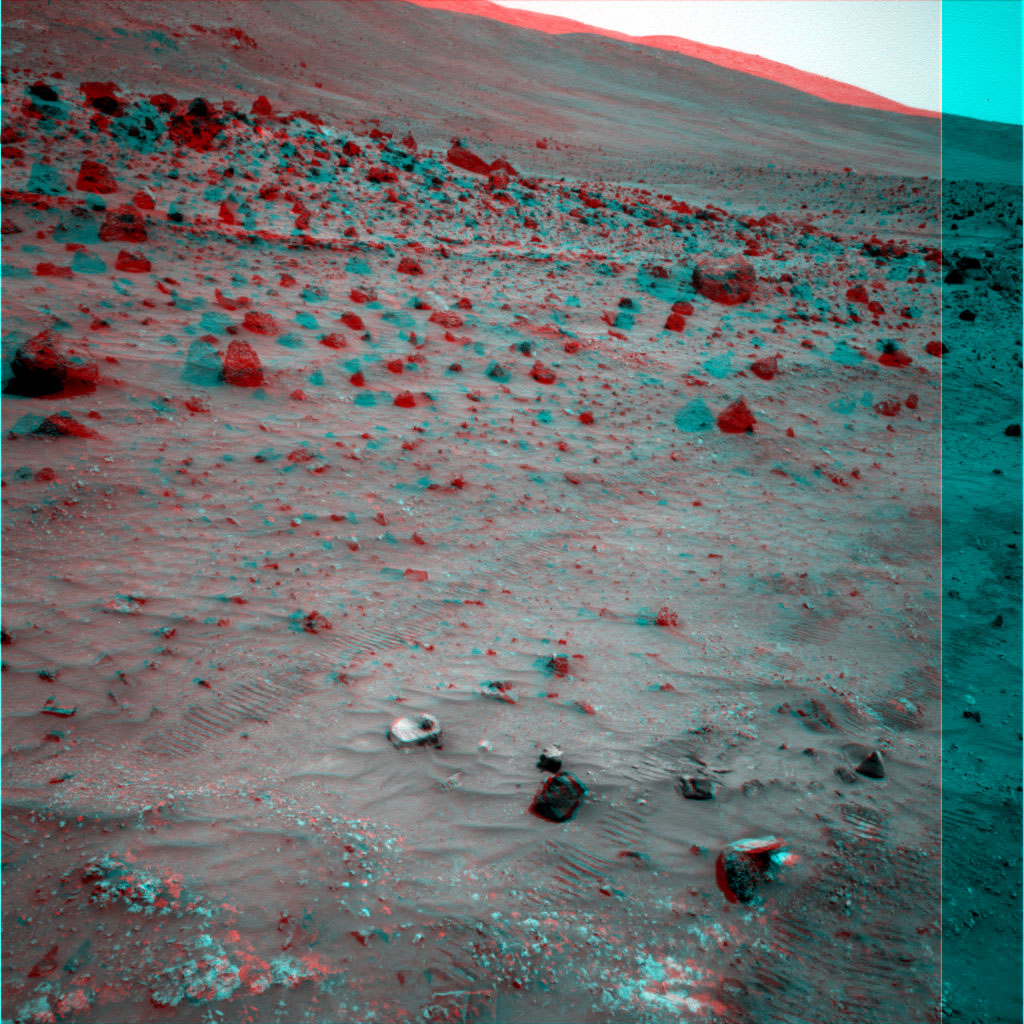 Les paysages martiens environnants Spirit