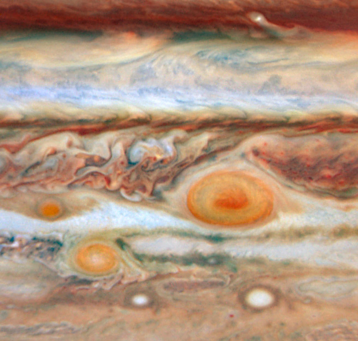 Les 3 Taches Rouges de Jupiter