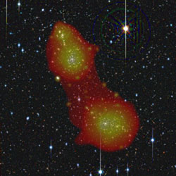 Amas de galaxies Abell 222 et Abell 223