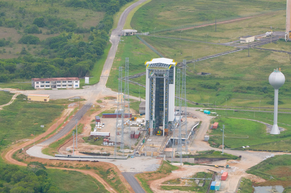 Etat d'avancement du chantier Vega à Kourou (mars 08)