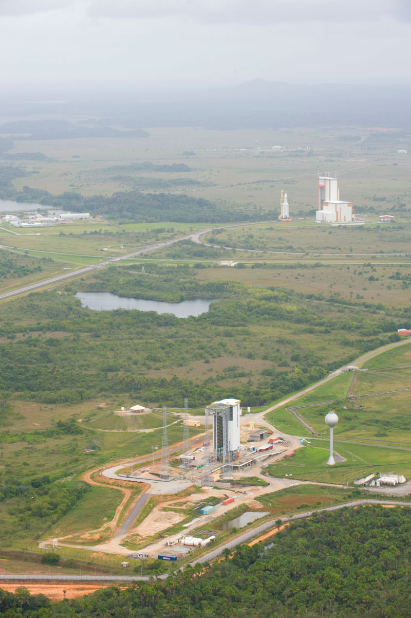 Etat d'avancement du chantier Vega à Kourou (mars 08)