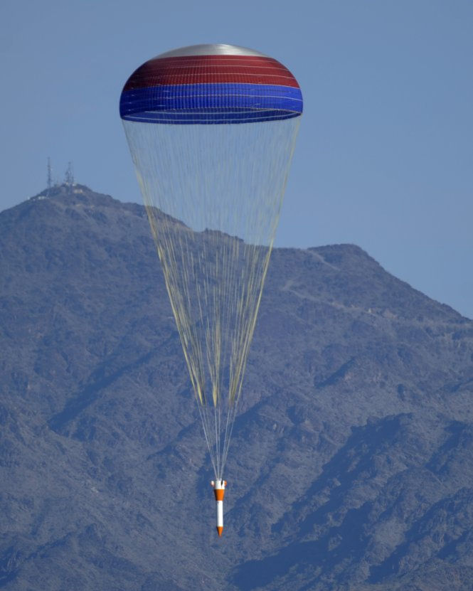 Le parachute de freinage (Ares 1)