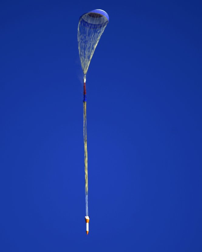 Le parachute de freinage (Ares 1)