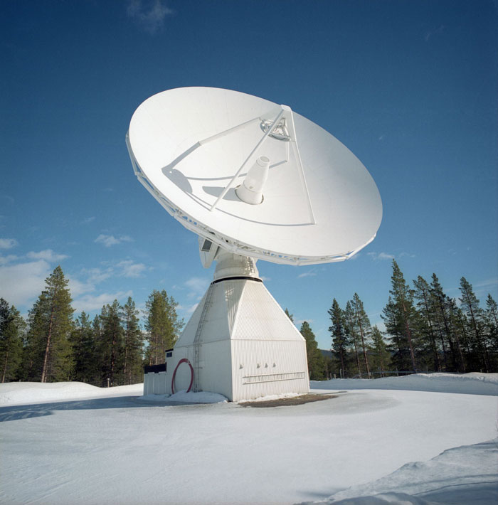L'antenne de 15 m de Kiruna