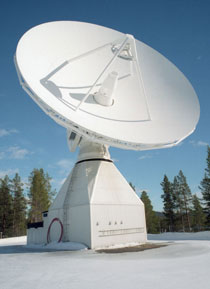 L'antenne de 15 m de Kiruna
