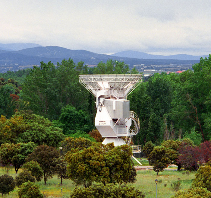 Antenne de 12 m en bande C de Villafranca del Castillo