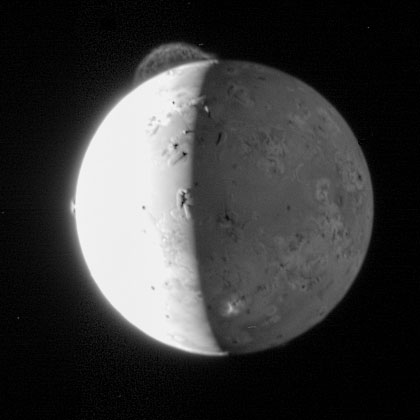 Intense activité volcanique sur Io