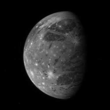 Ganymède, le plus gros satellite de Jupiter