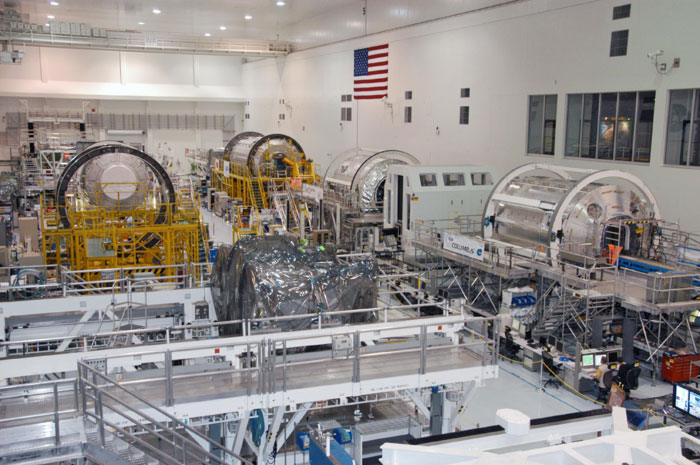 Le Space Station Processing Facilities du Centre Kennedy de la NASA