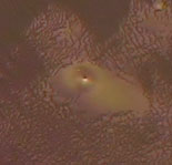 Cône volcanique au pôle Nord