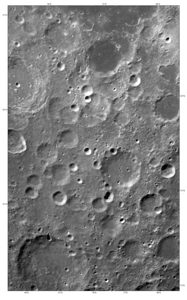 La surface de la Lune vue par Chang'e-1