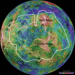 Vénus cartographiée par Magellan