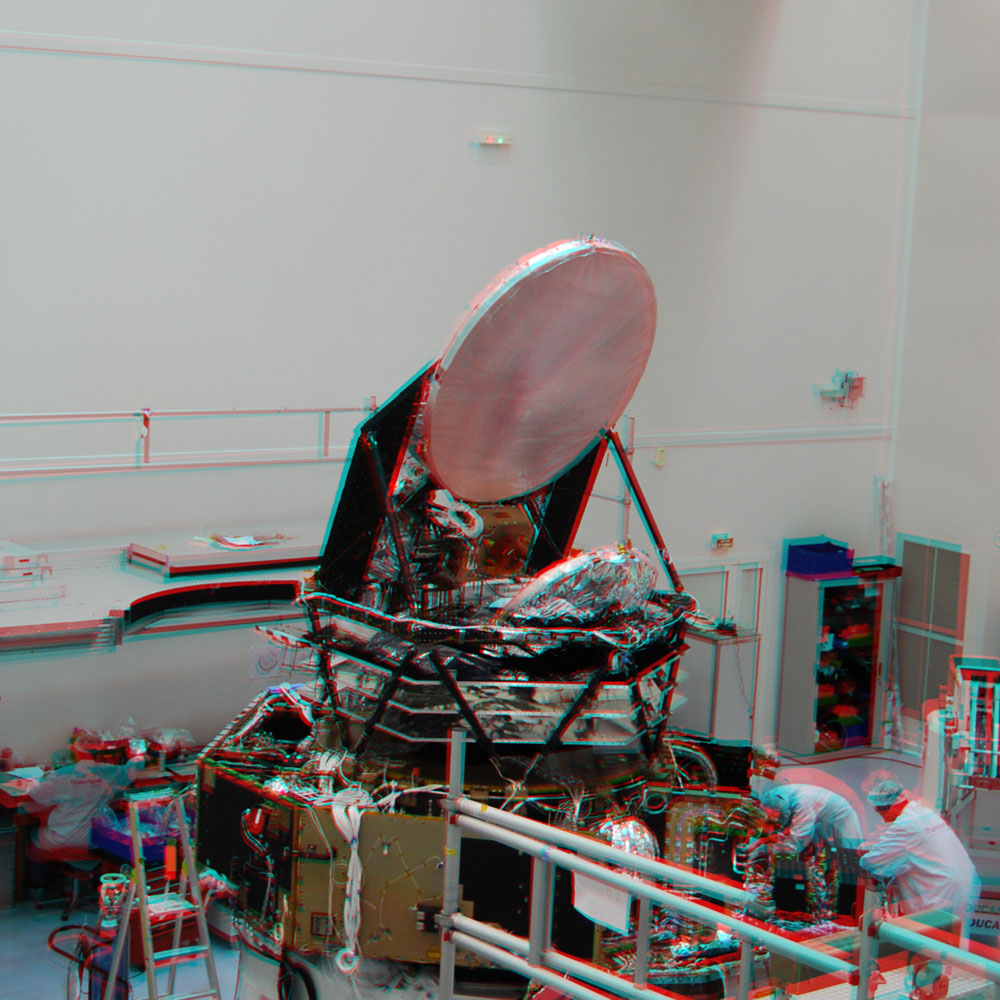 Le télescope spatial Planck en 3-D