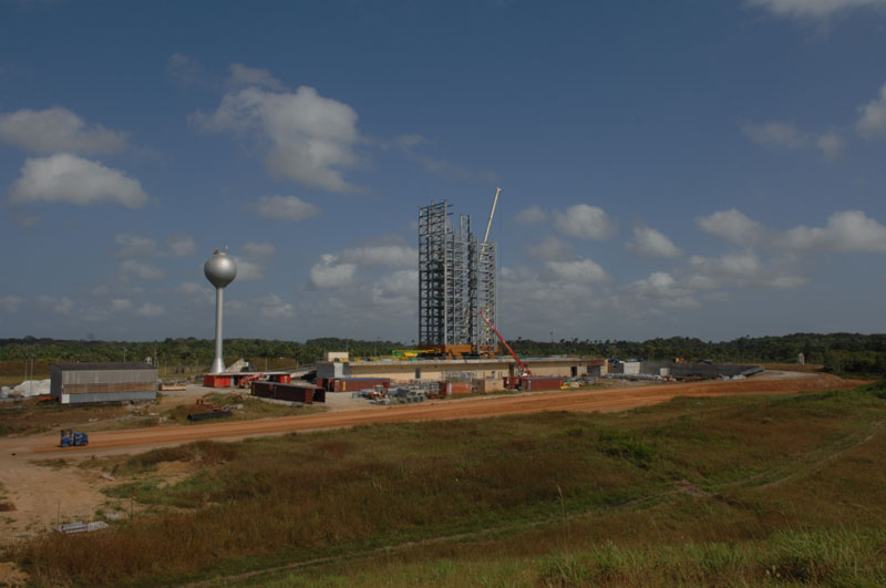 La Zone de lancement Vega en construction (septembre 2007)