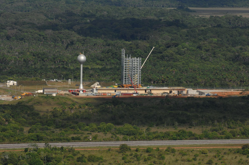 La Zone de lancement Vega en construction (septembre 2007)