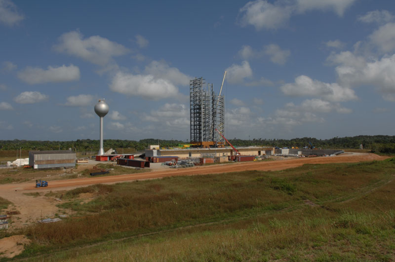 La Zone de lancement Vega en construction (septembre 2007)