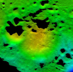 Le cratère Cabeus A cible de la mission LCROSS