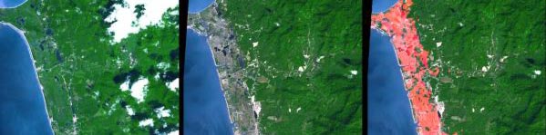 Images satellites de l'île de Phuket (Thaïlande) 