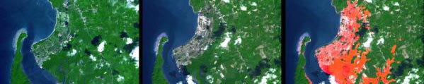 Images satellites de l'île de Phuket (Thaïlande) 