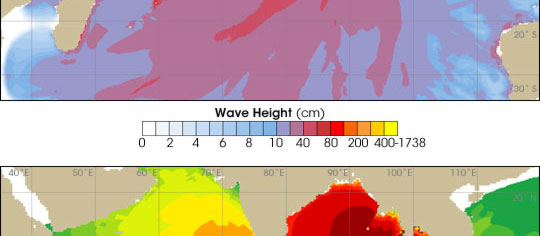 Les cartes du tsunami et du tremblement de Terre du 26 décembre 2004 