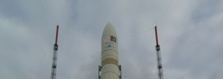 Ariane 5 ECA sur son pas de tir