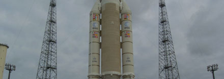 Ariane 5 ECA sur son pas de tir