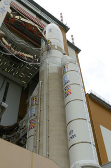 Transfert du lanceur Ariane 5 ECA (V-164)