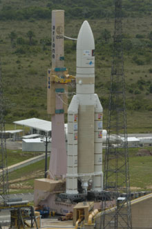 Transfert du lanceur Ariane 5 ECA (V-164)