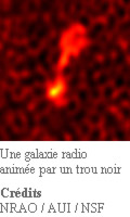 Une galaxie radio animée par un trou noir